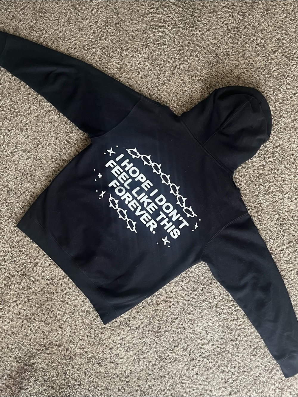 GGS Black Chain Hoodie